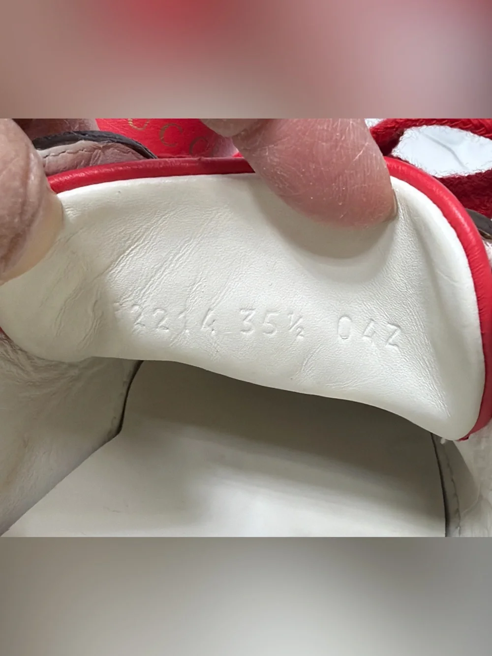 Gucci ACE VALENTINE’S DAY GG CANVAS WOMEN’S SNEAKERS Size EU 35.5 US 5.5-6 VGC - Picture 9 of 15